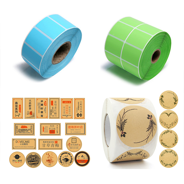 Máquina de impresión flexográfica de etiquetas de 4 colores