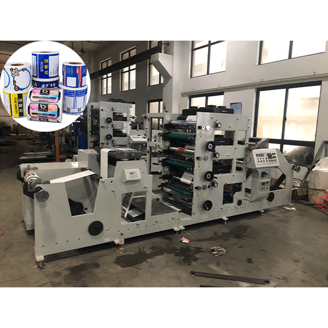 Impresora flexogr&aacute;fica de etiquetas de 3 colores Impresora flexogr&aacute;fica de PVC PET