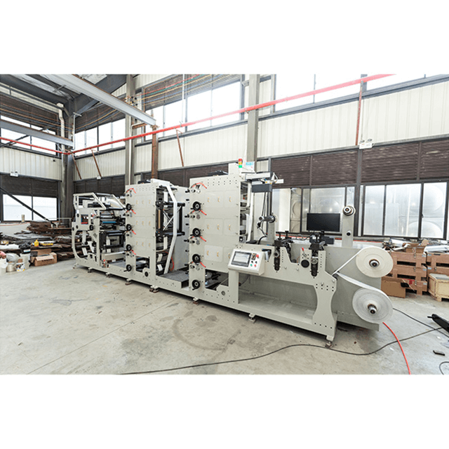 Impresora flexogr&aacute;fica de etiquetas adhesivas de 9 colores, m&aacute;quina de impresi&oacute;n de etiquetas flexogr&aacute;ficas